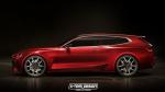 BMW Concept 4 ShootingBrake Concept by X-Tomi Design 2019 года
